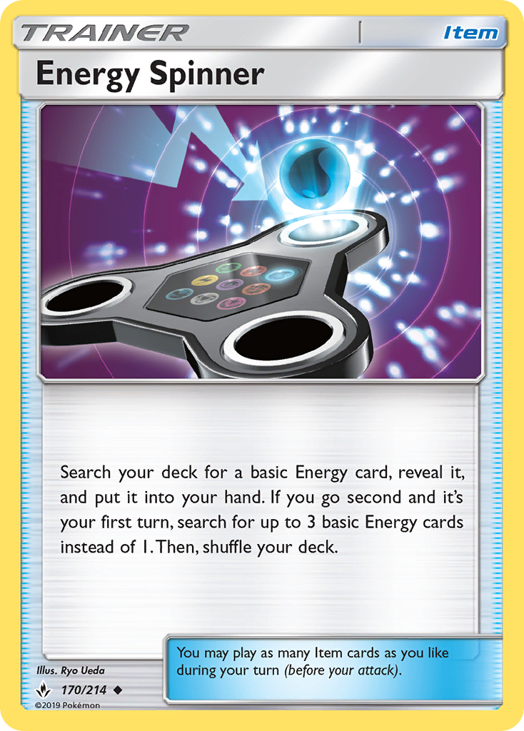 Energy Spinner (170/214) [Sun & Moon: Unbroken Bonds] | Dragon's Lair Comics and Fantasy Houston TX