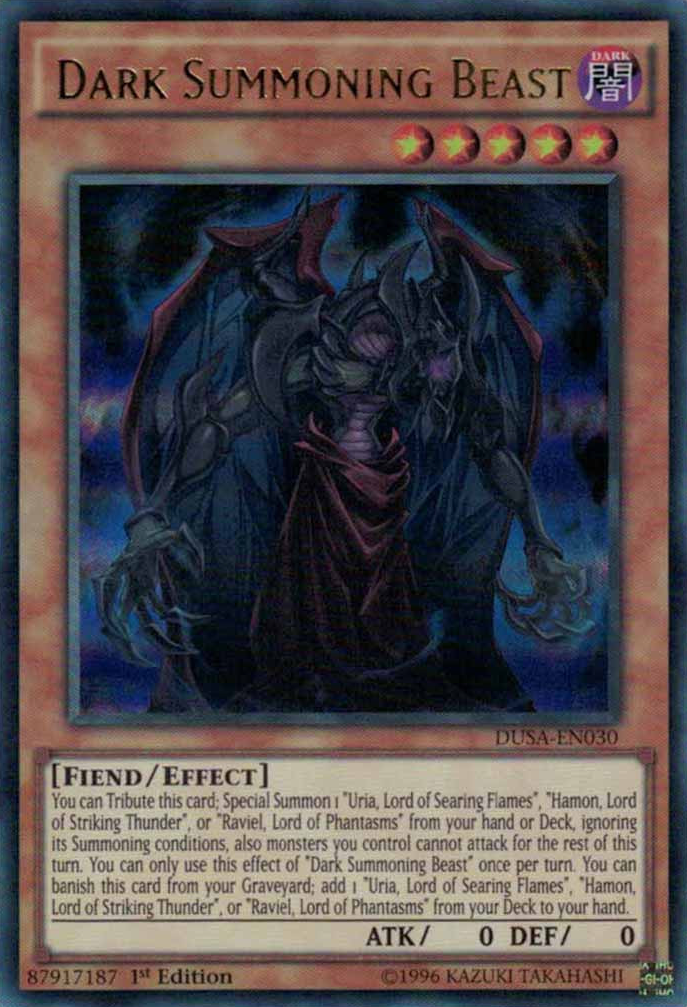 Dark Summoning Beast [DUSA-EN030] Ultra Rare | Dragon's Lair Comics and Fantasy Houston TX