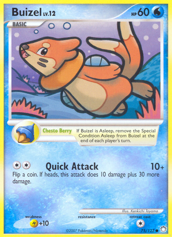 Buizel (75/123) [Diamond & Pearl: Mysterious Treasures] | Dragon's Lair Comics and Fantasy Houston TX