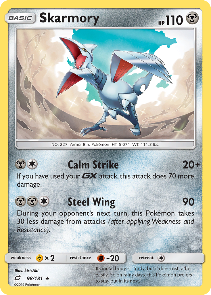 Skarmory (98/181) [Sun & Moon: Team Up] | Dragon's Lair Comics and Fantasy Houston TX