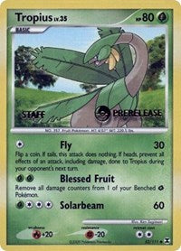 Tropius (52/111) (Staff Prerelease Promo) [Nintendo: Black Star Promos] | Dragon's Lair Comics and Fantasy Houston TX