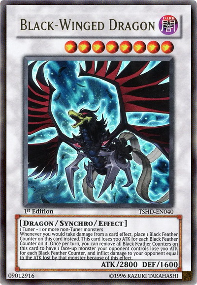 Black-Winged Dragon [TSHD-EN040] Ultra Rare | Dragon's Lair Comics and Fantasy Houston TX