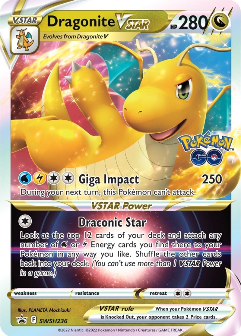 Dragonite VSTAR (SWSH236) [Sword & Shield: Black Star Promos] | Dragon's Lair Comics and Fantasy Houston TX