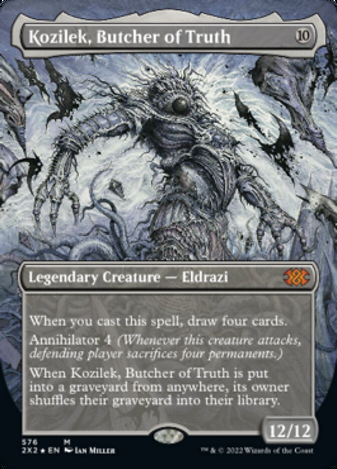 Kozilek, Butcher of Truth (Textured Foil) [Double Masters 2022] | Dragon's Lair Comics and Fantasy Houston TX