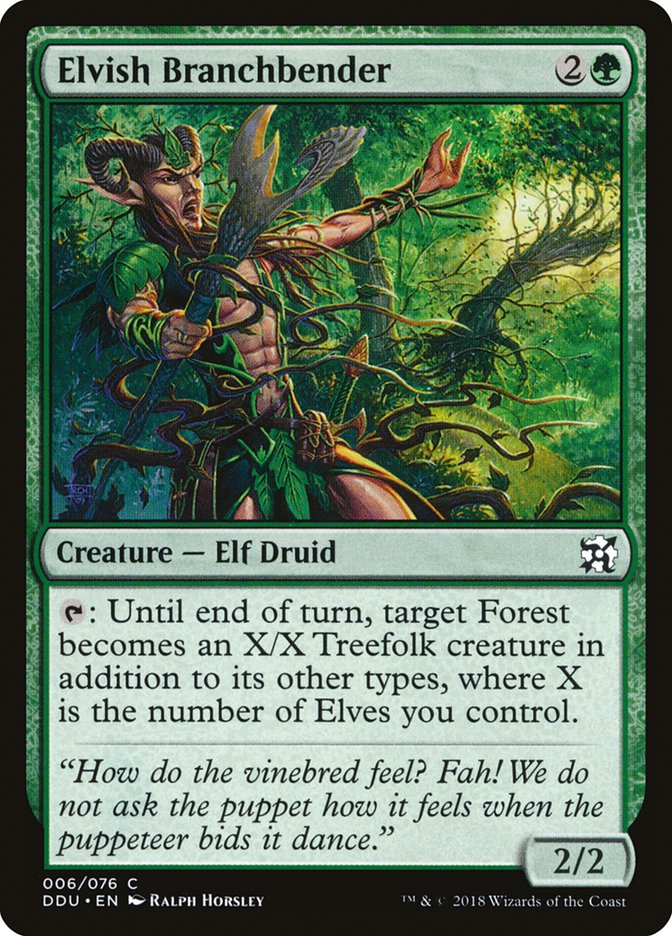 Elvish Branchbender [Duel Decks: Elves vs. Inventors] | Dragon's Lair Comics and Fantasy Houston TX