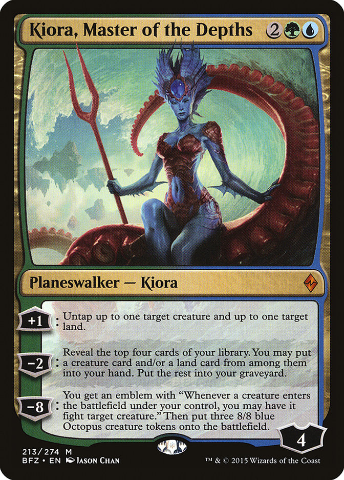 Kiora, Master of the Depths [Battle for Zendikar] | Dragon's Lair Comics and Fantasy Houston TX