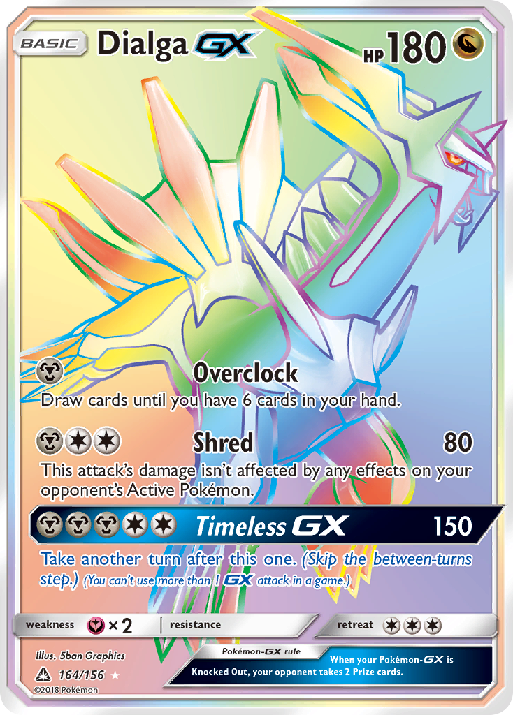 Dialga GX (164/156) [Sun & Moon: Ultra Prism] | Dragon's Lair Comics and Fantasy Houston TX