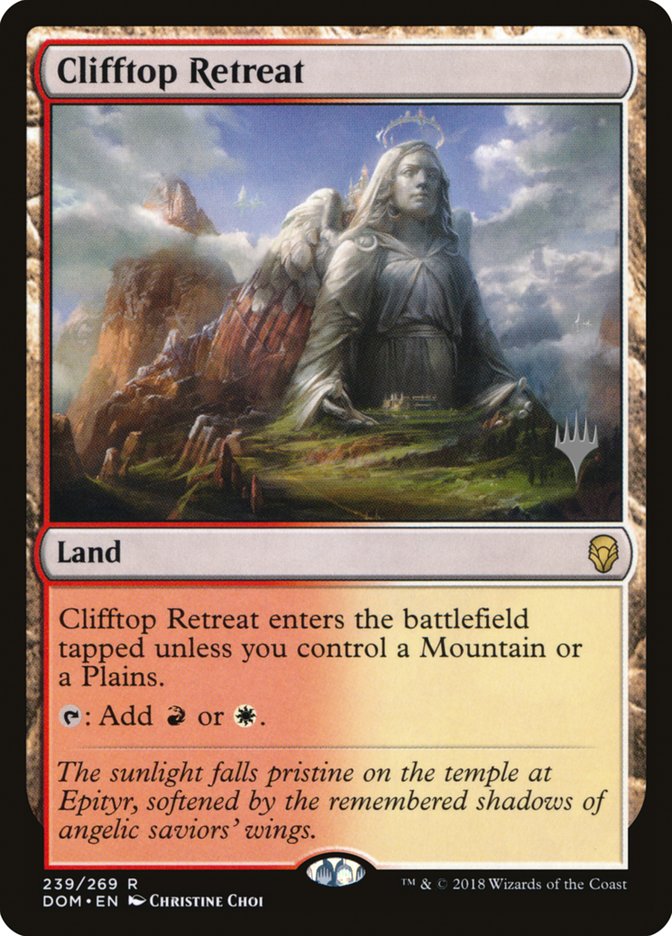 Clifftop Retreat (Promo Pack) [Dominaria Promos] | Dragon's Lair Comics and Fantasy Houston TX