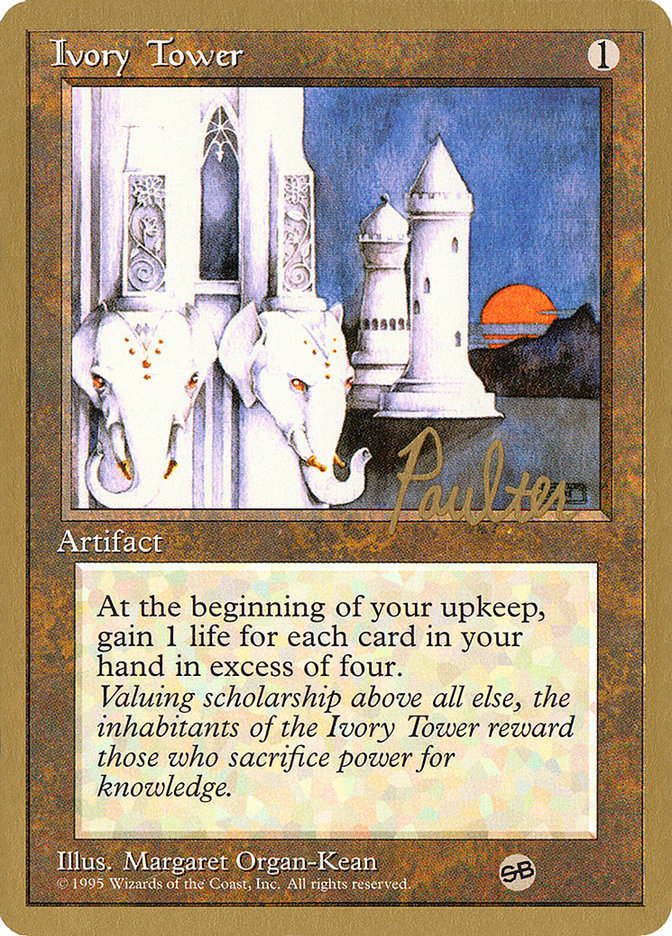 Ivory Tower (Preston Poulter) (SB) [Pro Tour Collector Set] | Dragon's Lair Comics and Fantasy Houston TX