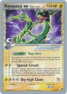 Rayquaza ex (97/101) (Delta Species) (Legendary Ascent - Tom Roos) [World Championships 2007] | Dragon's Lair Comics and Fantasy Houston TX