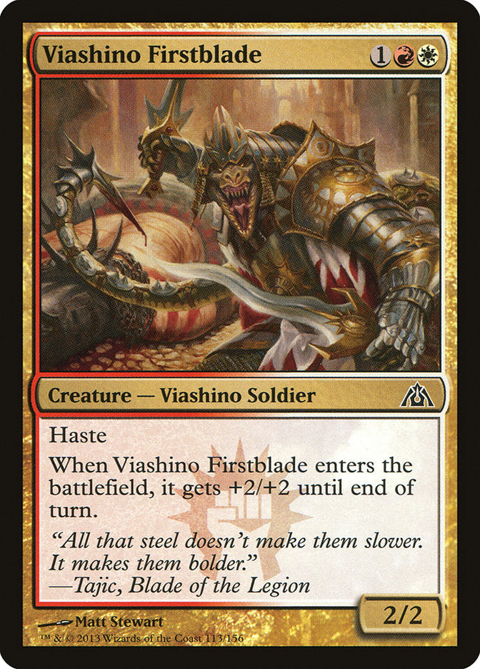 Viashino Firstblade [Dragon's Maze] | Dragon's Lair Comics and Fantasy Houston TX