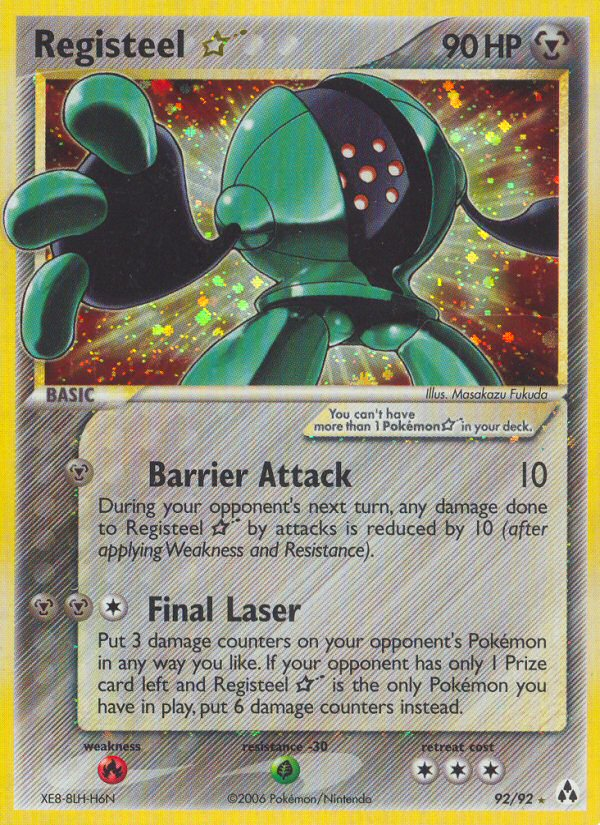 Registeel Star (92/92) [EX: Legend Maker] | Dragon's Lair Comics and Fantasy Houston TX