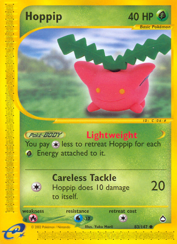 Hoppip (83/147) [Aquapolis] | Dragon's Lair Comics and Fantasy Houston TX