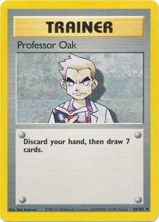 Professor Oak (88/102) [Base Set Unlimited] | Dragon's Lair Comics and Fantasy Houston TX