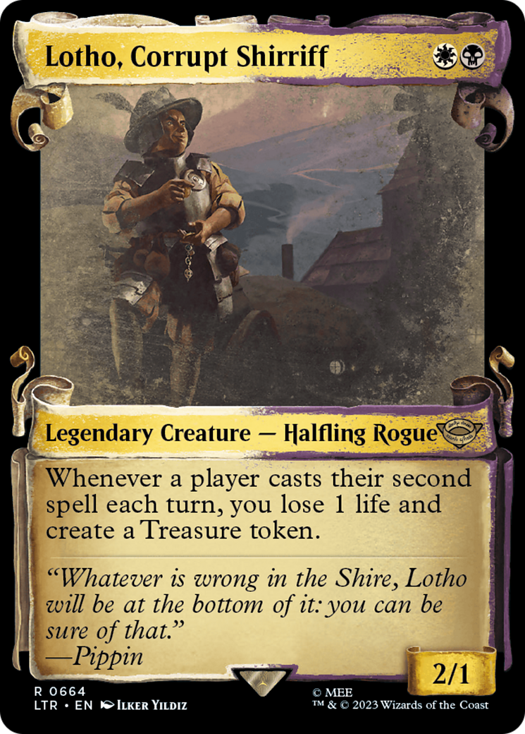 Lotho, Corrupt Shirriff [The Lord of the Rings: Tales of Middle-Earth Showcase Scrolls] | Dragon's Lair Comics and Fantasy Houston TX