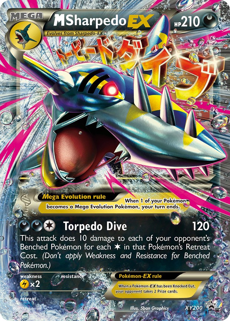 M Sharpedo EX (XY200) [XY: Black Star Promos] | Dragon's Lair Comics and Fantasy Houston TX