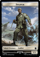 Soldier // Food (0026) Double-Sided Token [Doctor Who Tokens] | Dragon's Lair Comics and Fantasy Houston TX