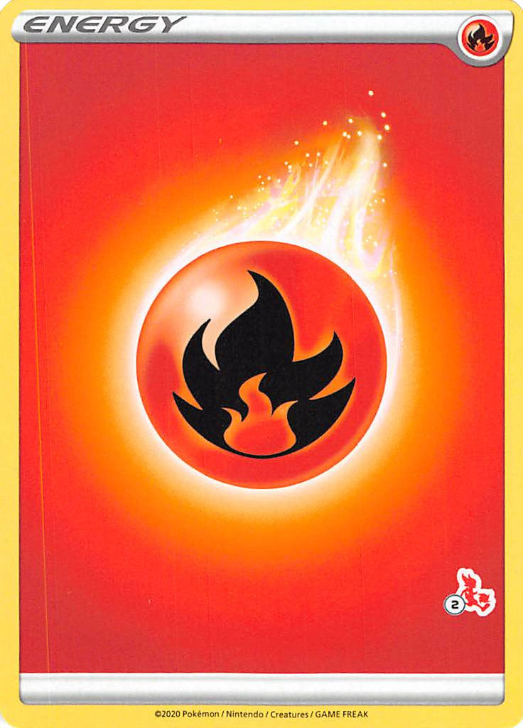 Fire Energy (Cinderace Stamp #2) [Battle Academy 2022] | Dragon's Lair Comics and Fantasy Houston TX