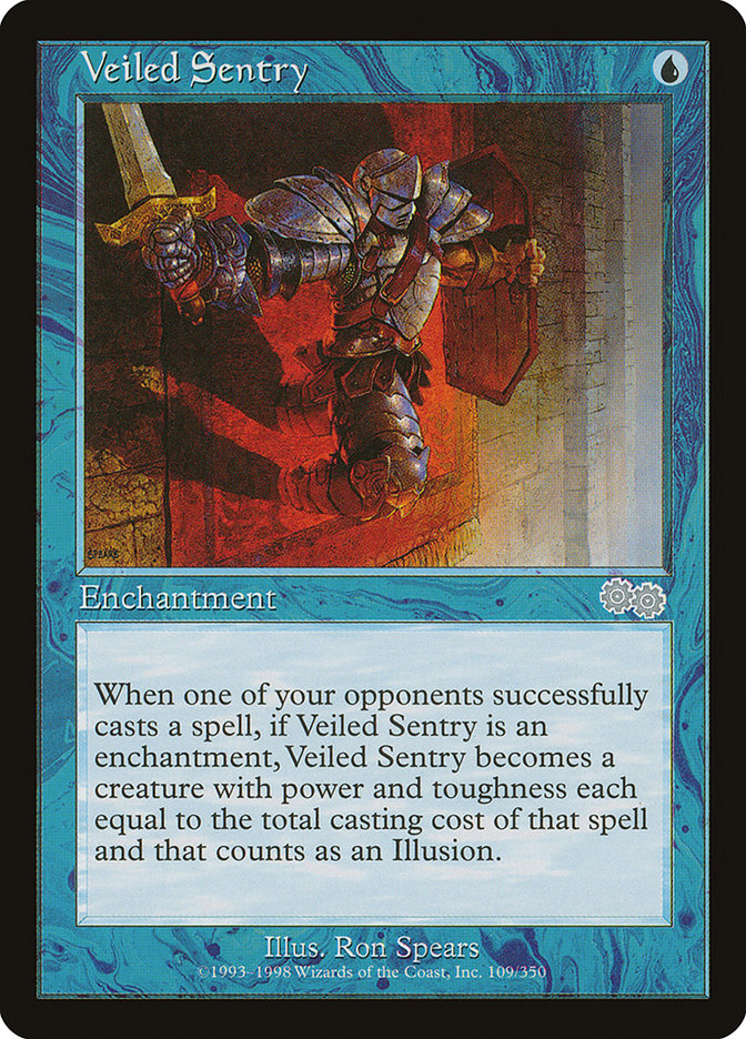 Veiled Sentry [Urza's Saga] | Dragon's Lair Comics and Fantasy Houston TX