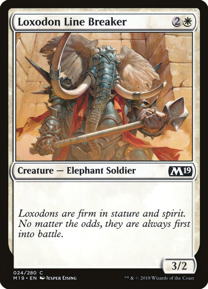 Loxodon Line Breaker [Core Set 2019] | Dragon's Lair Comics and Fantasy Houston TX