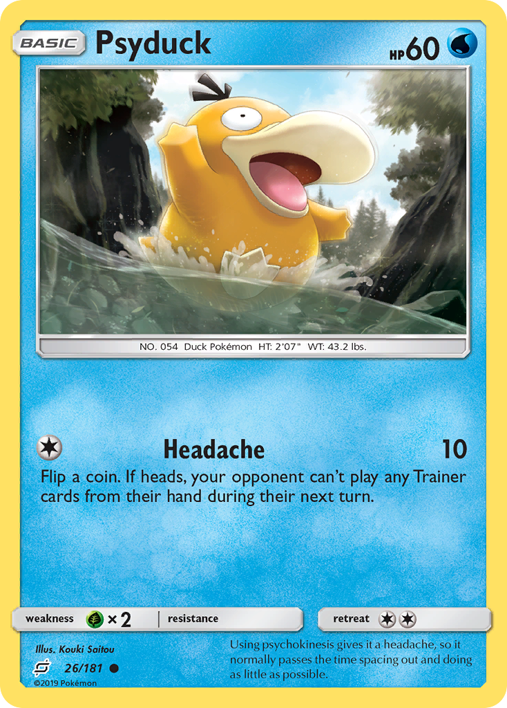 Psyduck (26/181) [Sun & Moon: Team Up] | Dragon's Lair Comics and Fantasy Houston TX