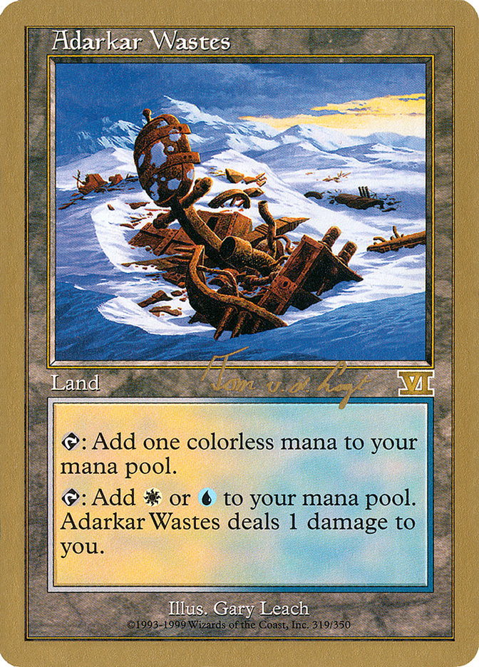 Adarkar Wastes (Tom van de Logt) [World Championship Decks 2000] | Dragon's Lair Comics and Fantasy Houston TX