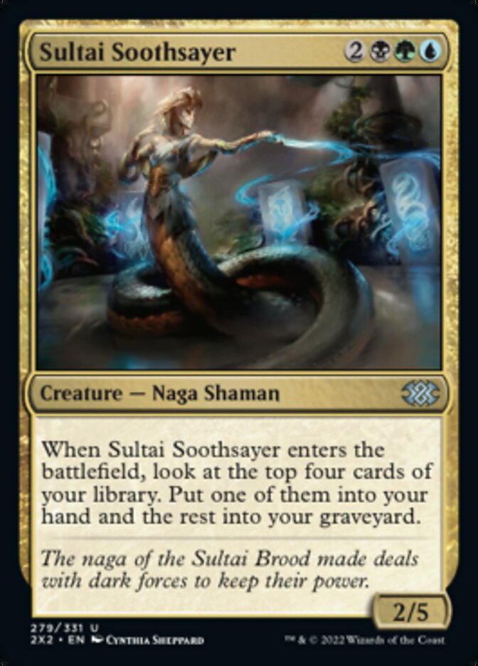 Sultai Soothsayer [Double Masters 2022] | Dragon's Lair Comics and Fantasy Houston TX