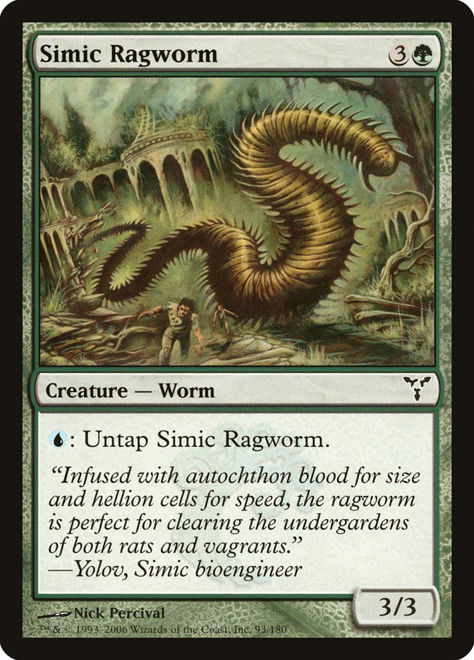 Simic Ragworm [Dissension] | Dragon's Lair Comics and Fantasy Houston TX