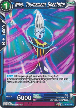 Whis, Tournament Spectator (BT9-033) [Universal Onslaught] | Dragon's Lair Comics and Fantasy Houston TX