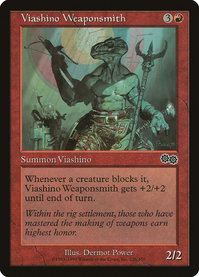 Viashino Weaponsmith [Urza's Saga] | Dragon's Lair Comics and Fantasy Houston TX