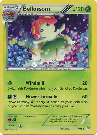 Bellossom (4/98) (Cosmos Holo) [XY: Ancient Origins] | Dragon's Lair Comics and Fantasy Houston TX