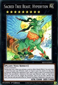 Sacred Tree Beast, Hyperyton [BLVO-EN047] Super Rare | Dragon's Lair Comics and Fantasy Houston TX