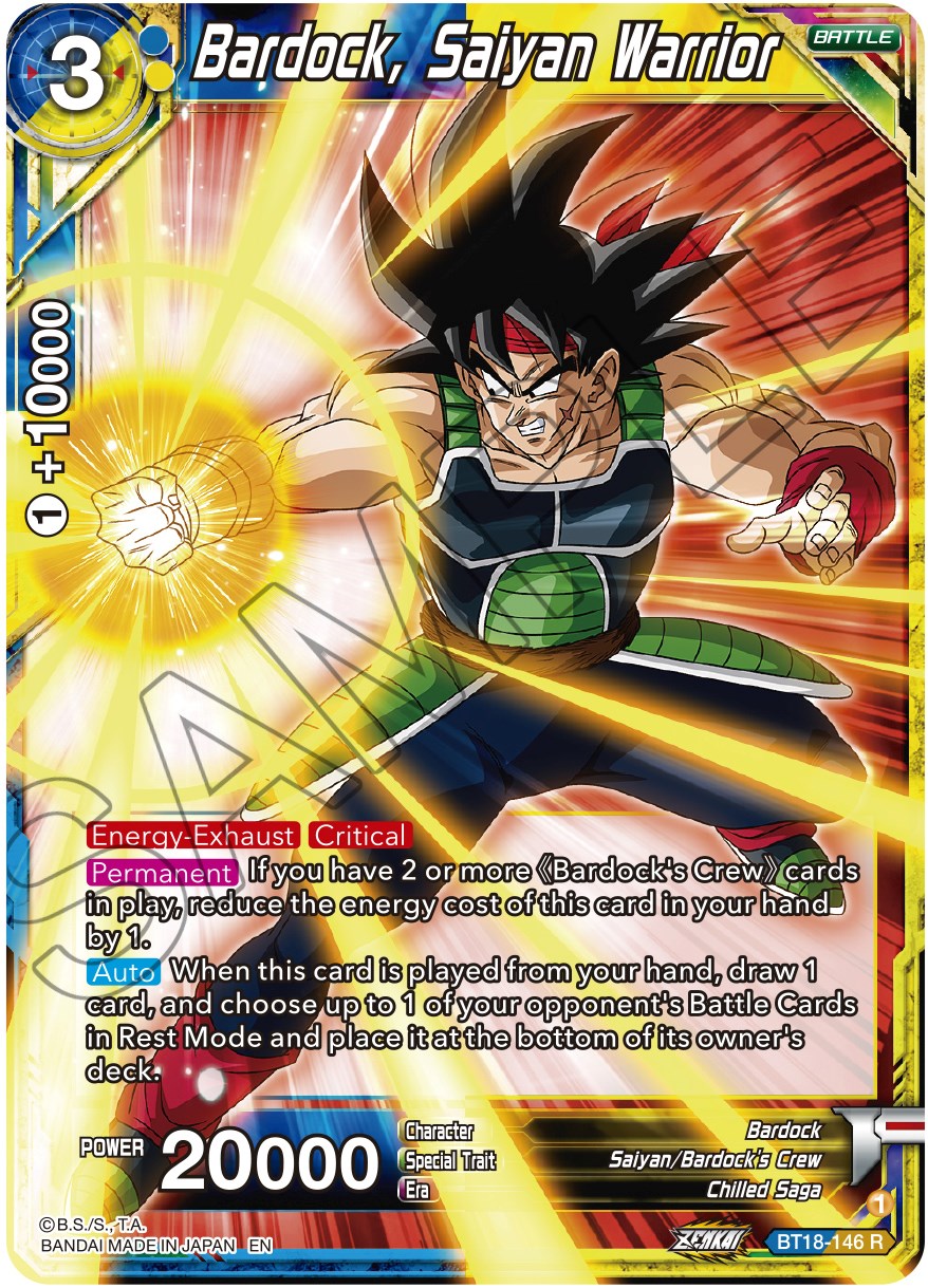 Bardock, Saiyan Warrior (BT18-146) [Dawn of the Z-Legends] | Dragon's Lair Comics and Fantasy Houston TX