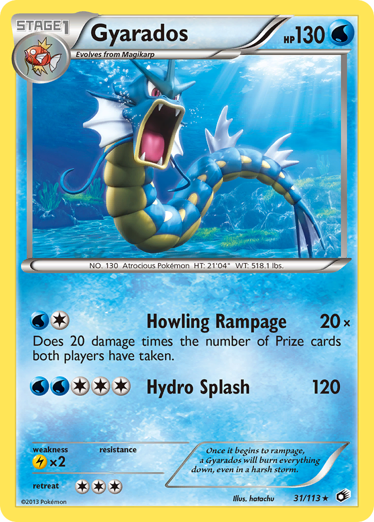 Gyarados (31/113) [Black & White: Legendary Treasures] | Dragon's Lair Comics and Fantasy Houston TX