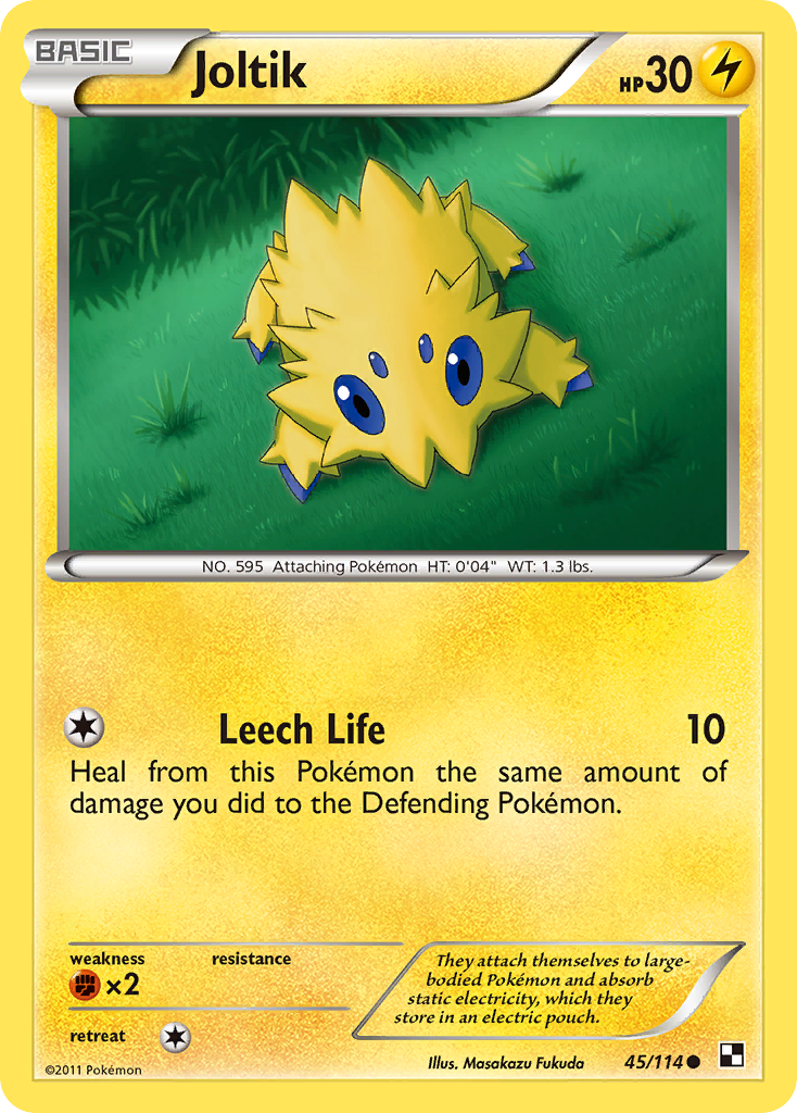 Joltik (45/114) [Black & White: Base Set] | Dragon's Lair Comics and Fantasy Houston TX