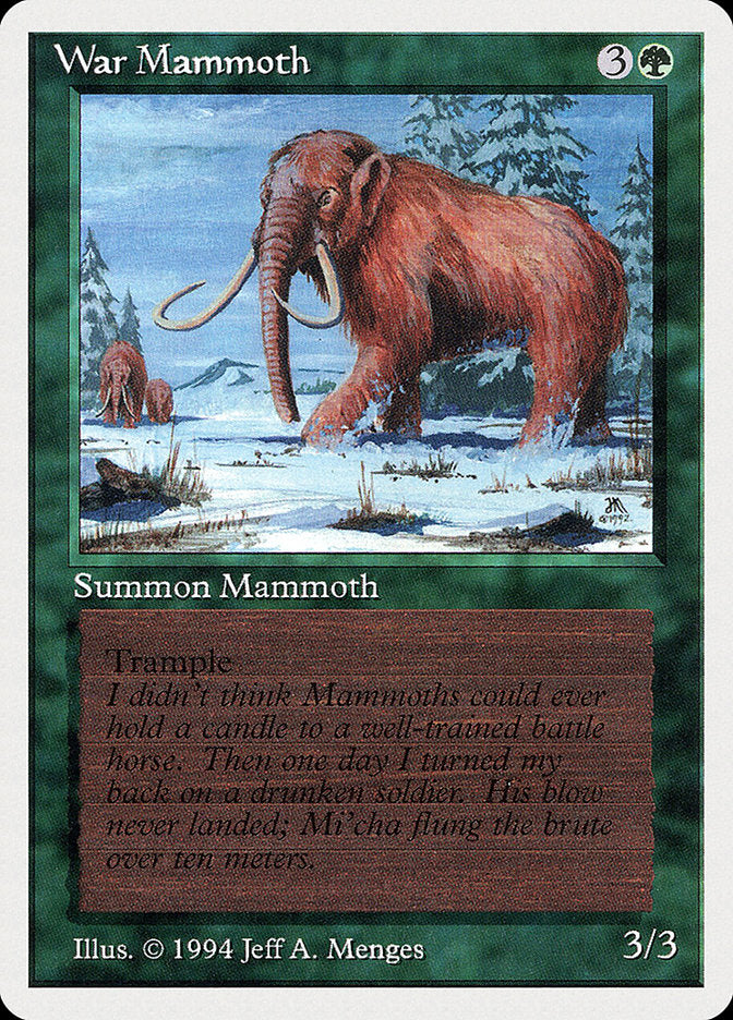 War Mammoth [Summer Magic / Edgar] | Dragon's Lair Comics and Fantasy Houston TX