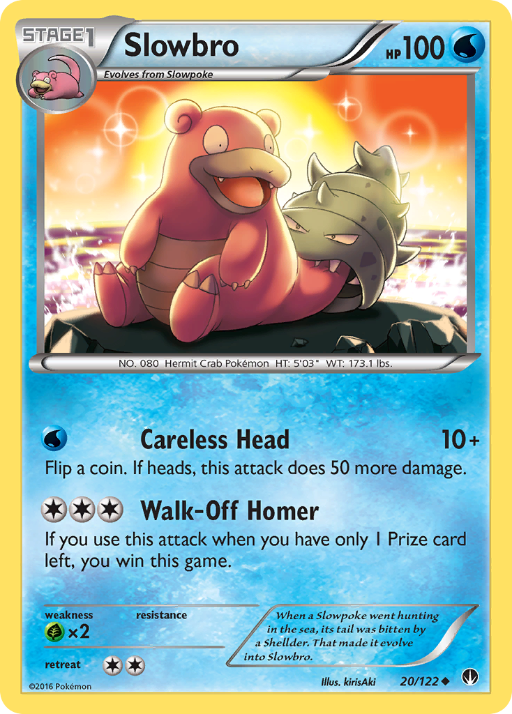 Slowbro (20/122) [XY: BREAKpoint] | Dragon's Lair Comics and Fantasy Houston TX