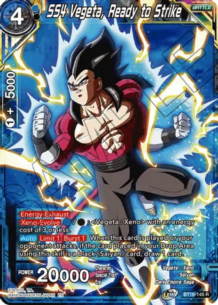 SS4 Vegeta, Ready to Strike (BT16-145) [Realm of the Gods] | Dragon's Lair Comics and Fantasy Houston TX