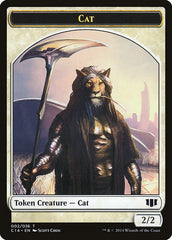 Angel // Cat Double-Sided Token [Commander 2014 Tokens] | Dragon's Lair Comics and Fantasy Houston TX