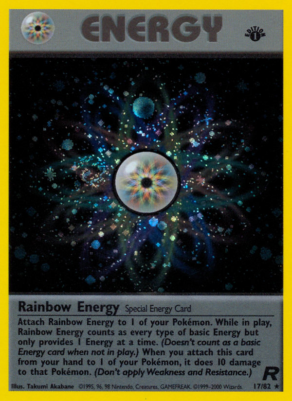 Rainbow Energy (17/82) [Team Rocket 1st Edition] | Dragon's Lair Comics and Fantasy Houston TX