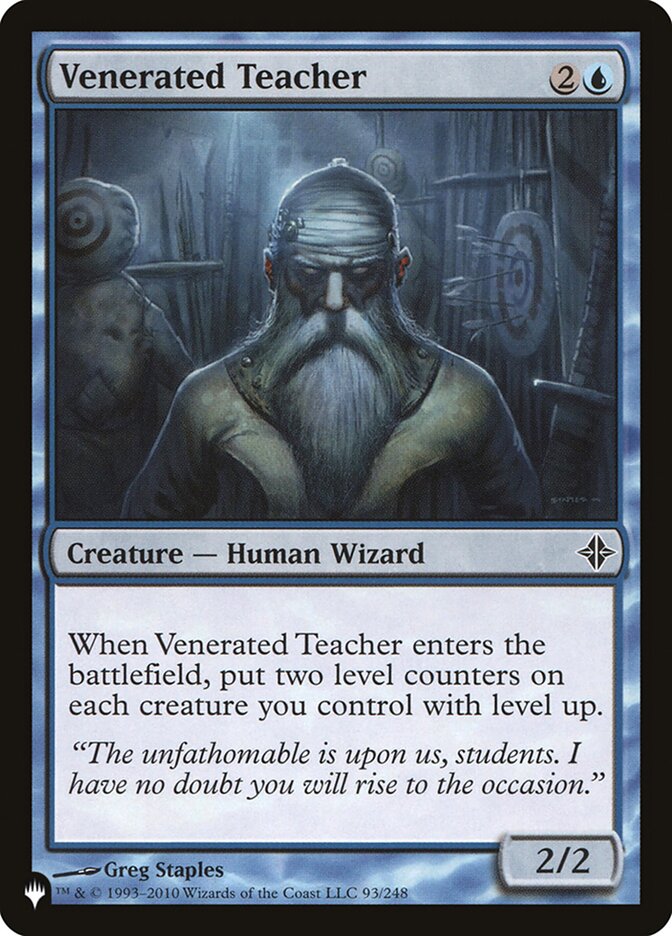 Venerated Teacher [The List] | Dragon's Lair Comics and Fantasy Houston TX