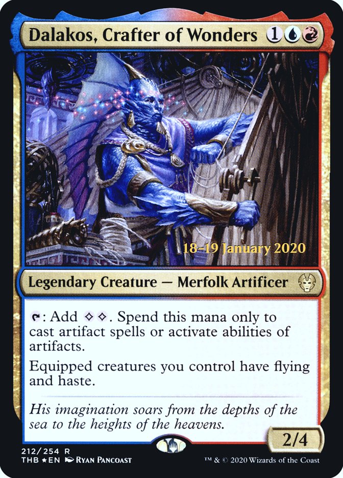 Dalakos, Crafter of Wonders [Theros Beyond Death Prerelease Promos] | Dragon's Lair Comics and Fantasy Houston TX