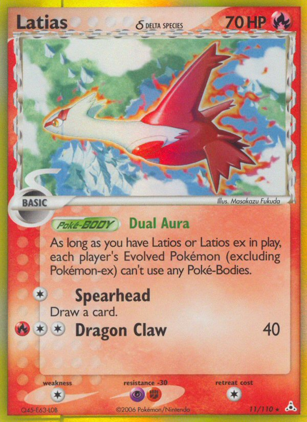 Latias (11/110) (Delta Species) [EX: Holon Phantoms] | Dragon's Lair Comics and Fantasy Houston TX