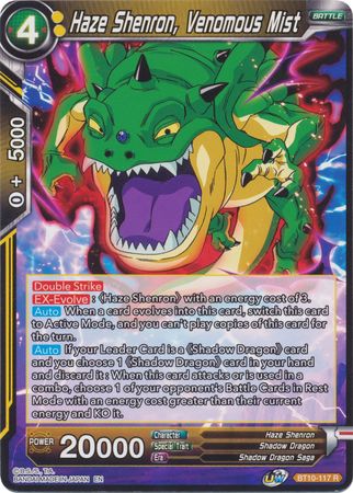 Haze Shenron, Venomous Mist (BT10-117) [Rise of the Unison Warrior 2nd Edition] | Dragon's Lair Comics and Fantasy Houston TX