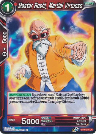 Master Roshi, Martial Virtuoso (BT10-010) [Rise of the Unison Warrior 2nd Edition] | Dragon's Lair Comics and Fantasy Houston TX