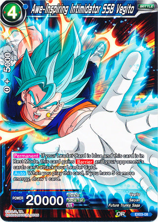 Awe-Inspiring Intimidator SSB Vegito (EX03-08) [Ultimate Box] | Dragon's Lair Comics and Fantasy Houston TX