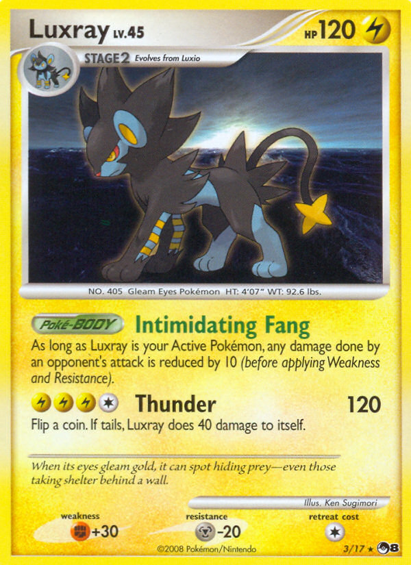 Luxray (3/17) [POP Series 8] | Dragon's Lair Comics and Fantasy Houston TX