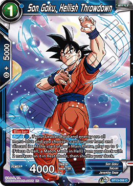 Son Goku, Hellish Throwdown (Common) (BT13-056) [Supreme Rivalry] | Dragon's Lair Comics and Fantasy Houston TX