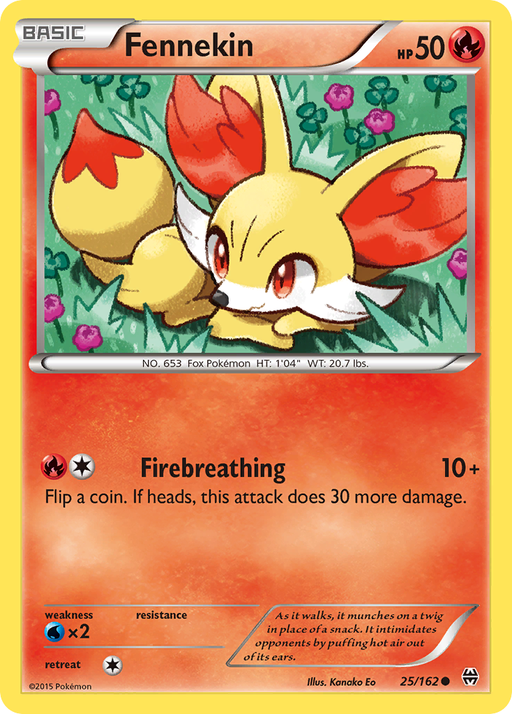 Fennekin (25/162) [XY: BREAKthrough] | Dragon's Lair Comics and Fantasy Houston TX