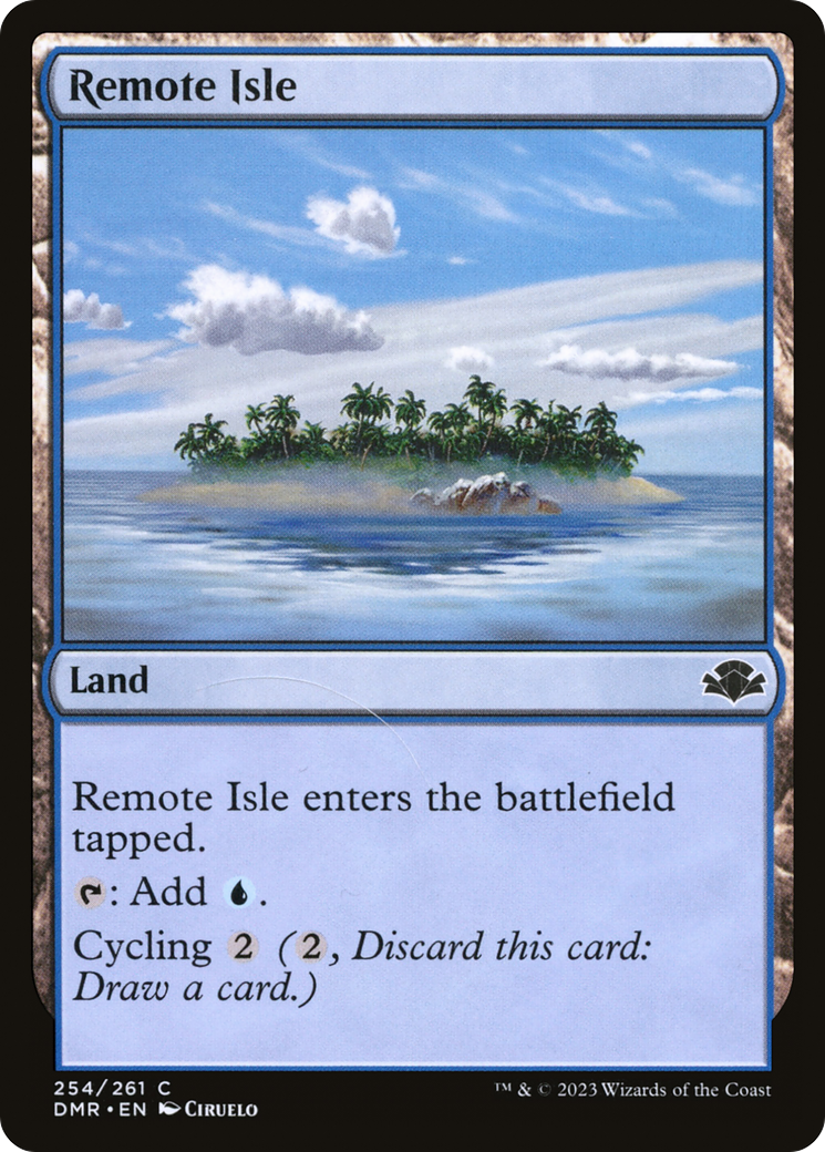 Remote Isle [Dominaria Remastered] | Dragon's Lair Comics and Fantasy Houston TX